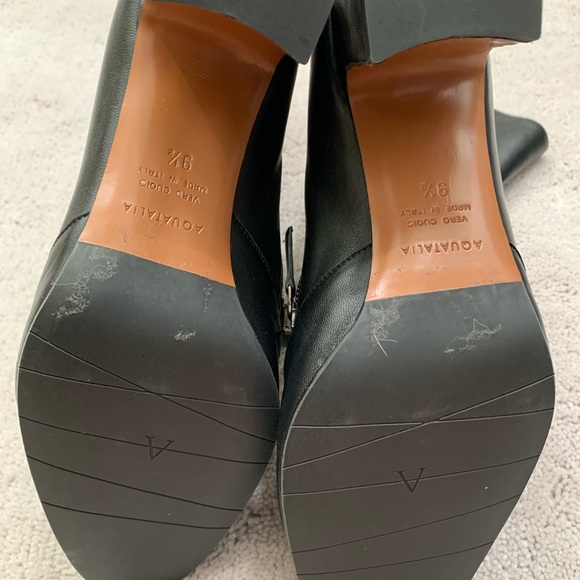 Aquatalia Black Heeled Boots size 9.5 - Picture 9 of 11